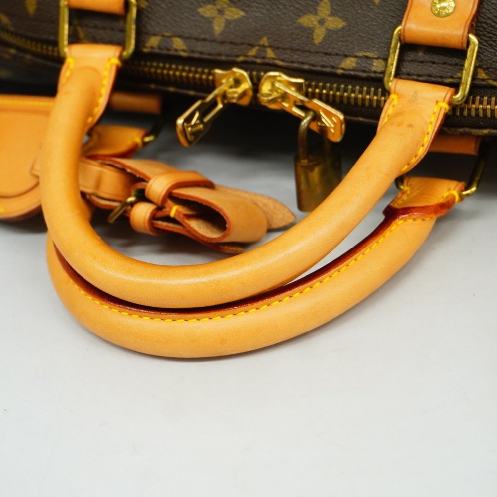 Louis Vuitton Boston Bag Monogram Keepall Bandouliere 55 M41414 Brown Men's W... - Picture 15 of 16